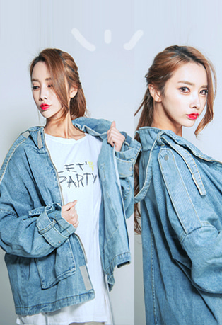 스퀘어데님오버자켓